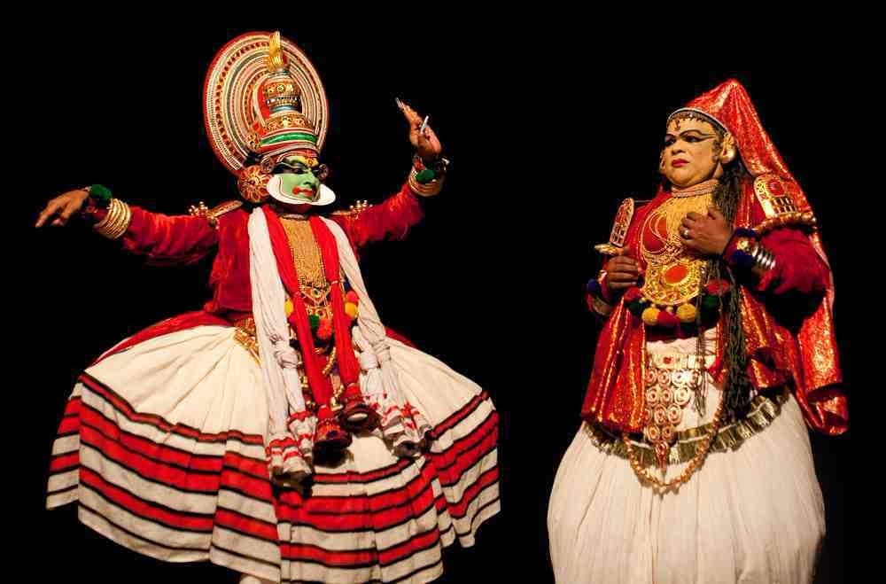 Soirée culturelle de Kathakali Performance de danse